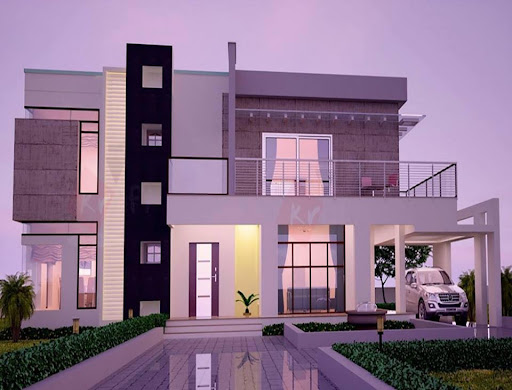 Modern home exterior